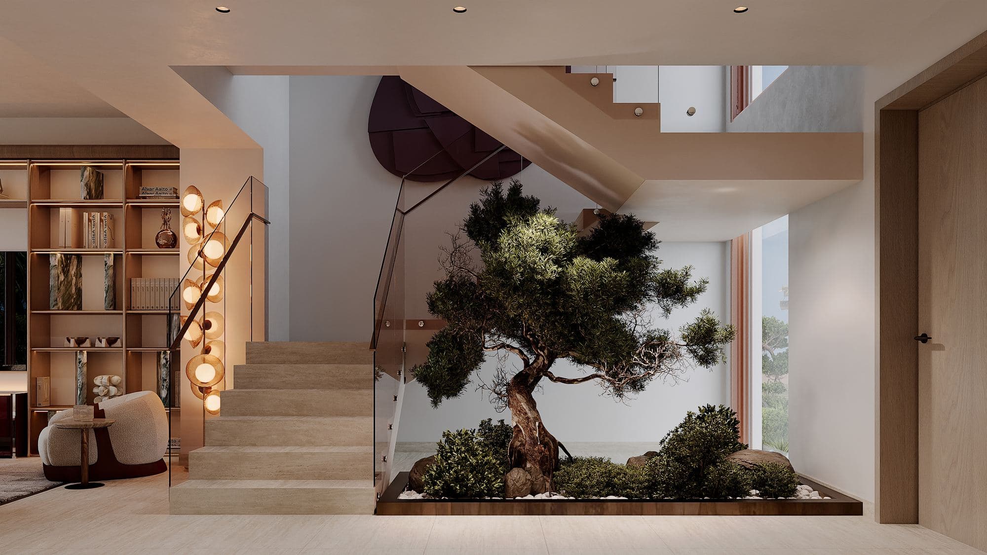 3-bed duplex entrance