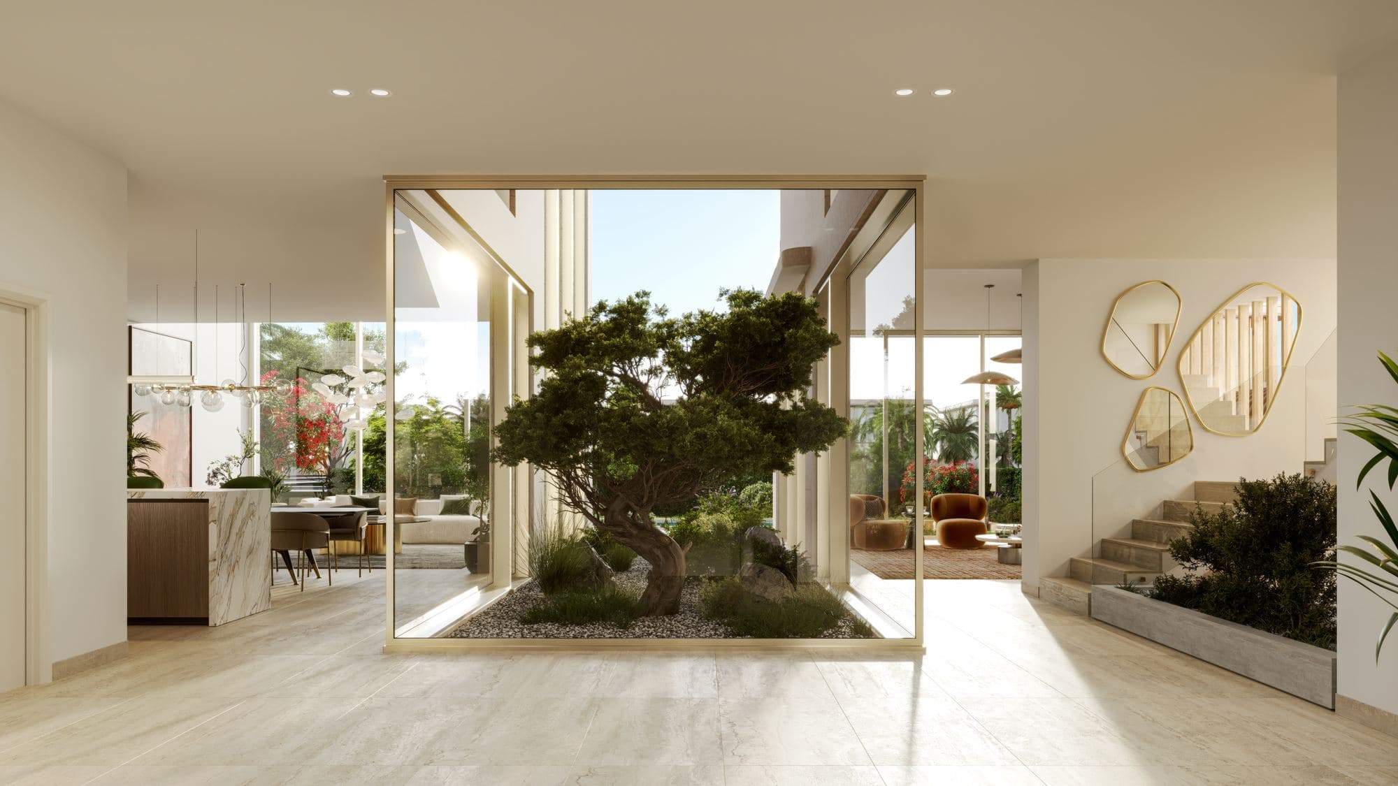 5-bed villa foyer